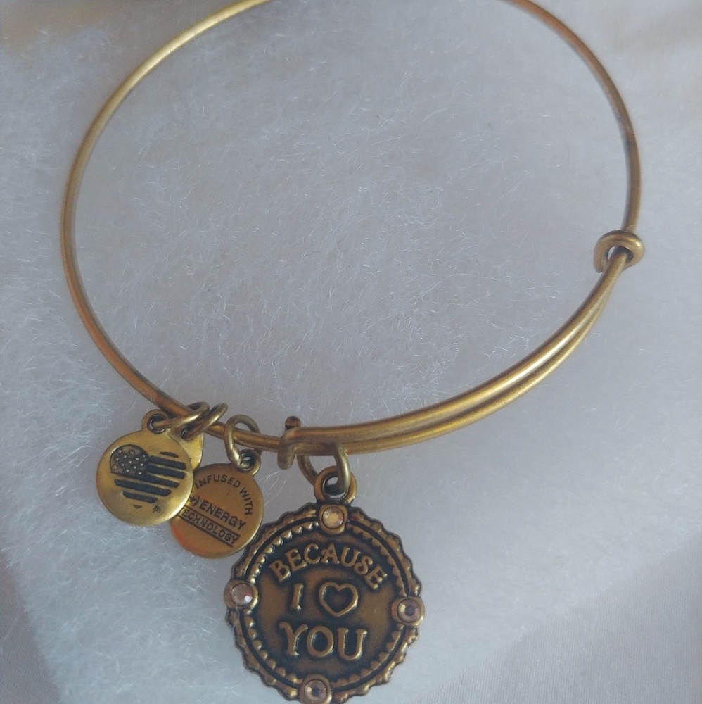 Alex and Ani bracelet gold